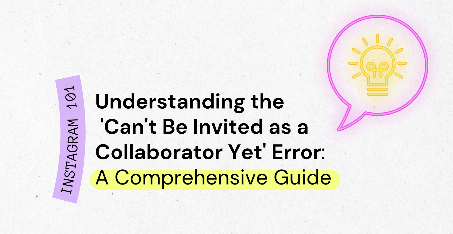 Why Can't an Instagram Account be Invited as a Collaborator Yet? Why Can't an Instagram Account be Invited as a Collaborator Yet?