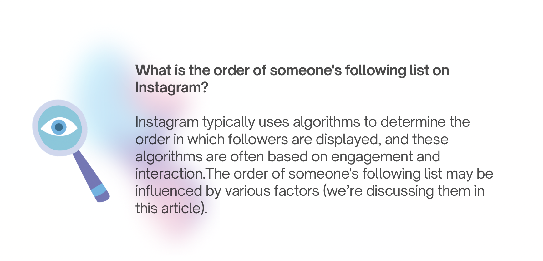 How do I see who my boyfriend recently followed on Instagram? How do I see who my boyfriend recently followed on Instagram?
